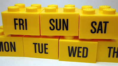 Дни недели английский